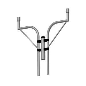 anodized aluminum lamp post arm 1