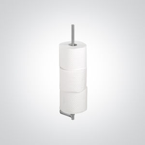 wall-mounted toilet roll holder / stainless steel / commercial