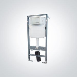 built-in toilet tank