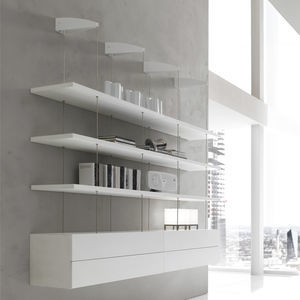 wall-mounted shelves