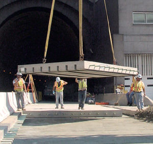 reinforced concrete deck slab