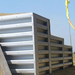 steel retaining wall