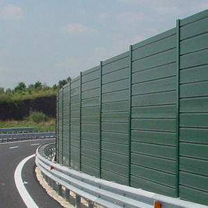 noise barrier with modular panels
