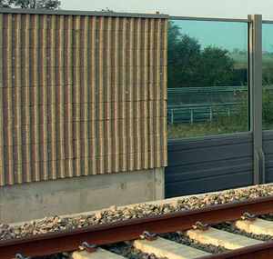 noise barrier with modular panels