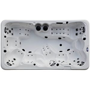 built-in hot tub