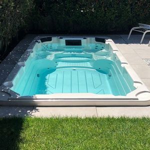 built-in swim spa