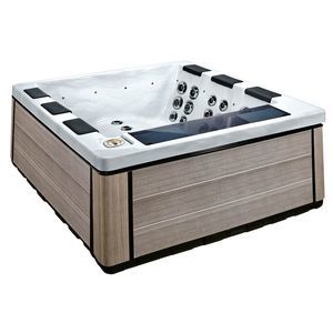 built-in hot tub