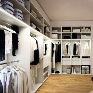 modular walk-in wardrobe