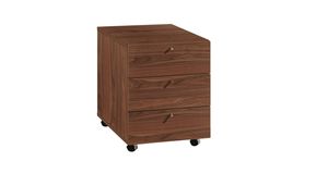 wooden office unit