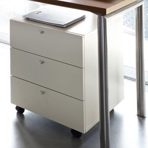 lacquered wood office unit