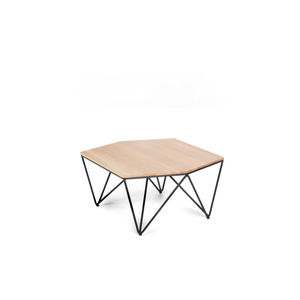 contemporary coffee table / solid wood / MDF / HPL