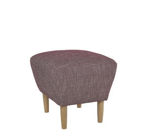 contemporary footrest / fabric / oak
