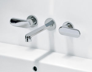 double-handle washbasin mixer tap