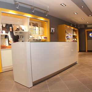 laminate reception desk