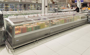 island refrigerated display case