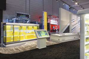 upright refrigerated display case