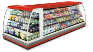 shelf refrigerated display case