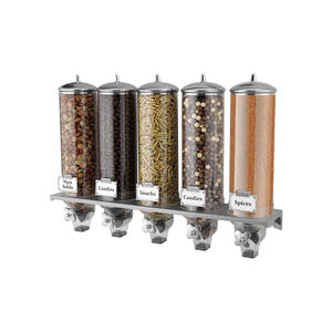 wall-mounted dry food dispenser