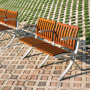 cast aluminum beam chair