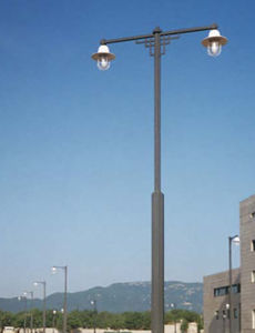 urban lamp post