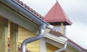 steel roof gutter