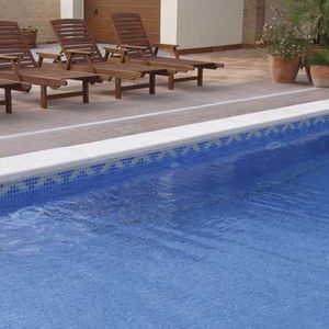 pool mosaic tile / floor / glass / patterned