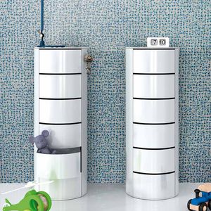 indoor mosaic tile / bathroom / wall / glass