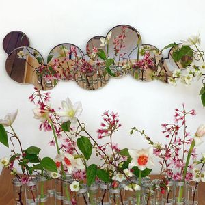 wall-mounted mirror