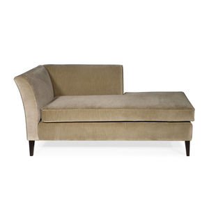 traditional daybed / fabric / leather / indoor