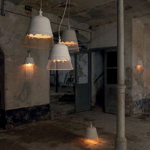 contemporary wall light / plaster / incandescent / IP20