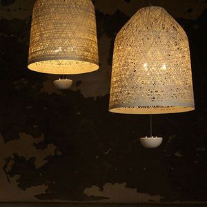 pendant lamp / contemporary / fiberglass / outdoor