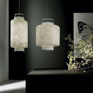 pendant lamp / contemporary / fiberglass / lantern