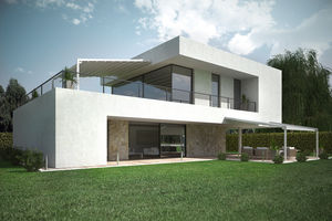 wall-mounted pergola 1