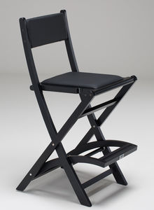 wooden makeup chair