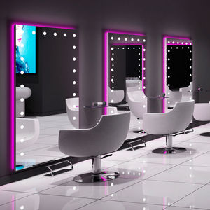 wall-mounted mirror