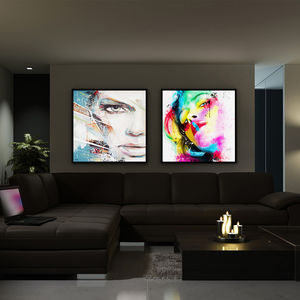 wall-mounted display panel / indoor / luminous / LED