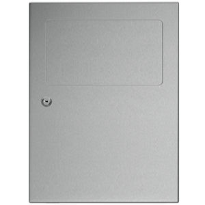 bathroom trash can / built-in / wall-mounted / stainless steel
