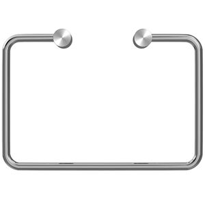 towel ring / wall-mounted / stainless steel / for hotels