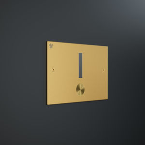 contactless toilet flush button