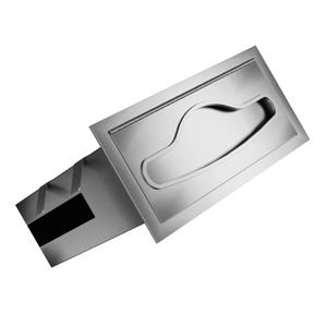 built-in paper towel dispenser