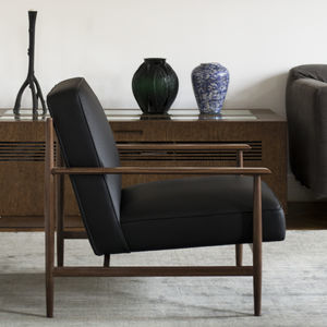 leather armchair