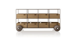 commercial kitchen service trolley