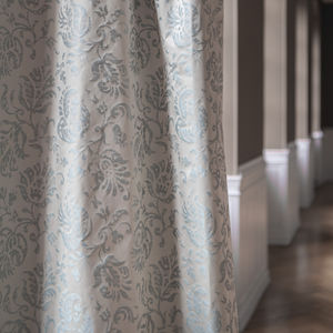 upholstery fabric / for curtains / floral / polyester