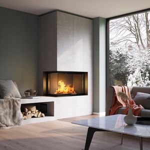 corner fireplace insert