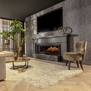 electric open hearth
