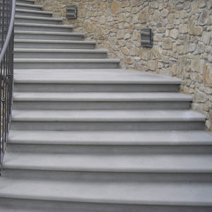 natural stone step