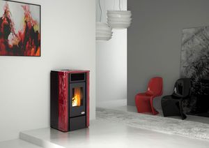 pellet heating stove