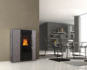 pellet heating stove