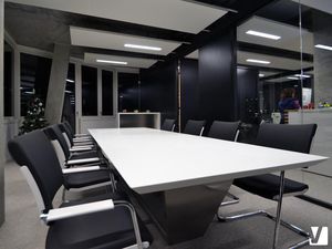 contemporary boardroom table