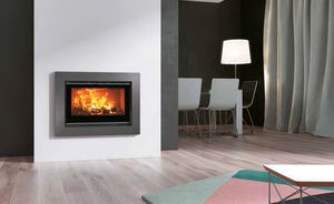 wood-burning fireplace insert 1